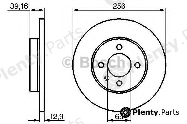  BOSCH part 0986478329 Brake Disc