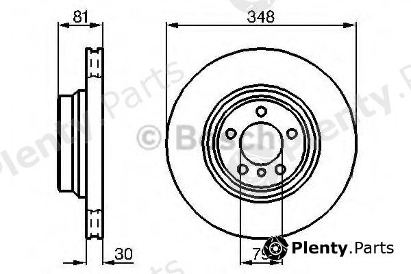  BOSCH part 0986479003 Brake Disc