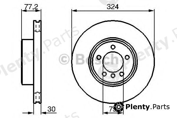  BOSCH part 0986479115 Brake Disc