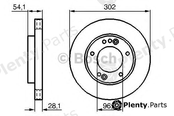  BOSCH part 0986479230 Brake Disc