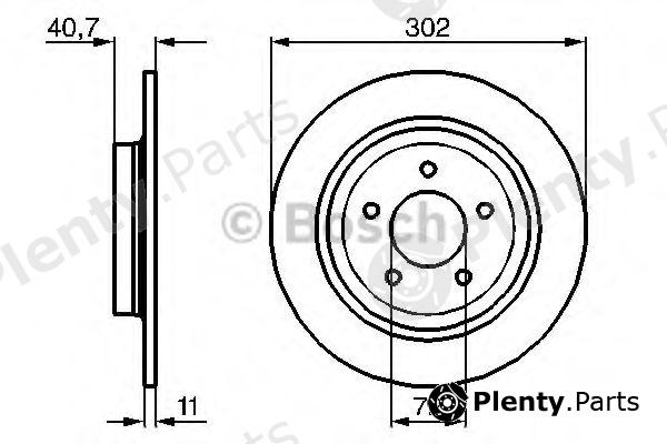  BOSCH part 0986479233 Brake Disc