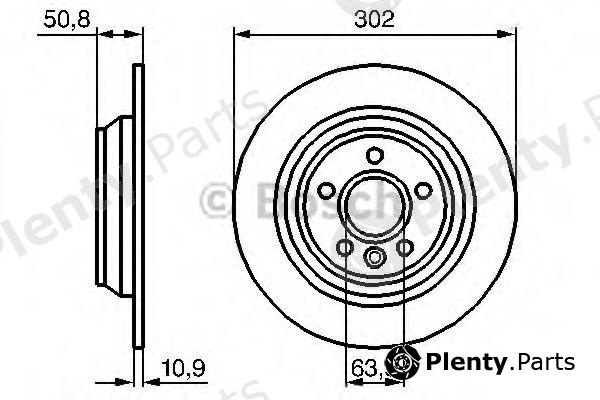  BOSCH part 0986479254 Brake Disc