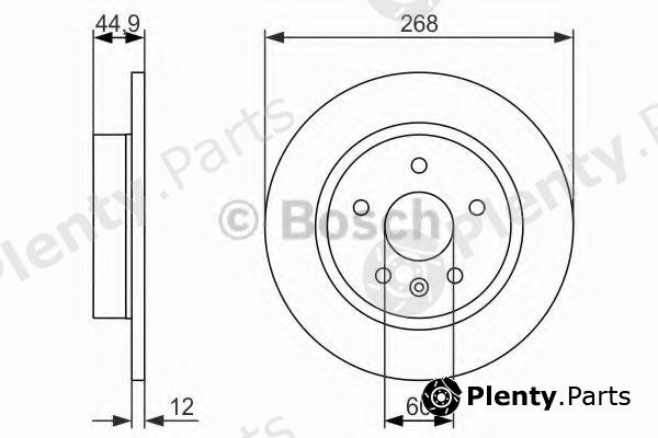  BOSCH part 0986479645 Brake Disc