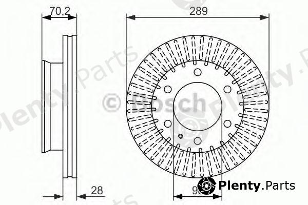  BOSCH part 0986479711 Brake Disc