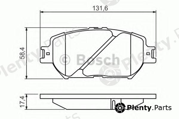  BOSCH part 0986494418 Brake Pad Set, disc brake