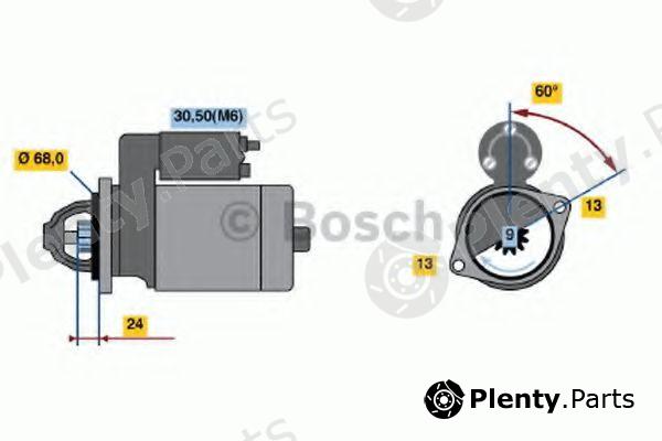  BOSCH part 0001106027 Starter