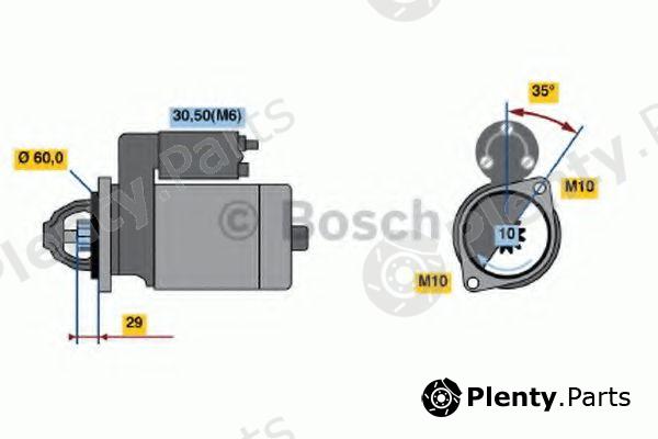  BOSCH part 0001108222 Starter