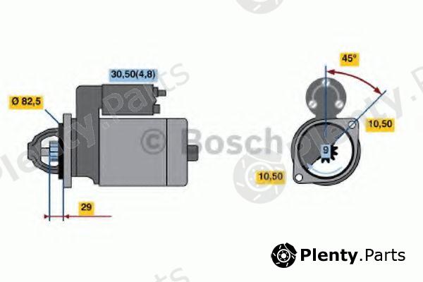  BOSCH part 0001109330 Starter