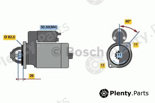  BOSCH part 0001109370 Starter