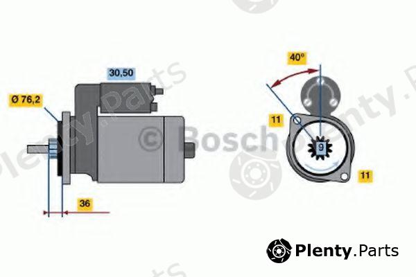  BOSCH part 0001110133 Starter