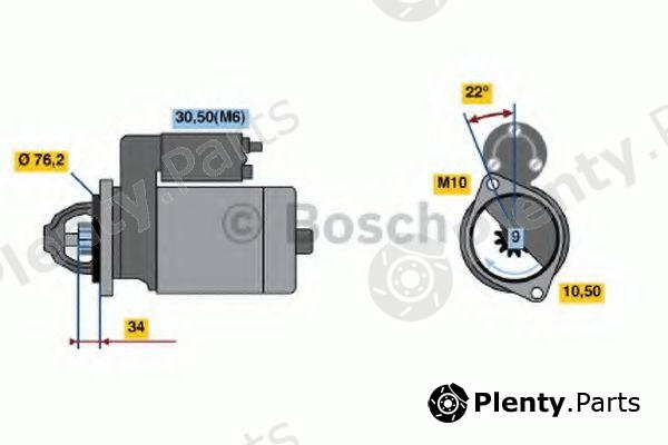  BOSCH part 0001115022 Starter