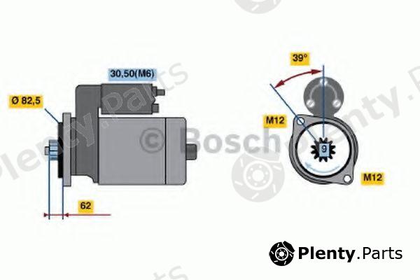  BOSCH part 0001125600 Starter