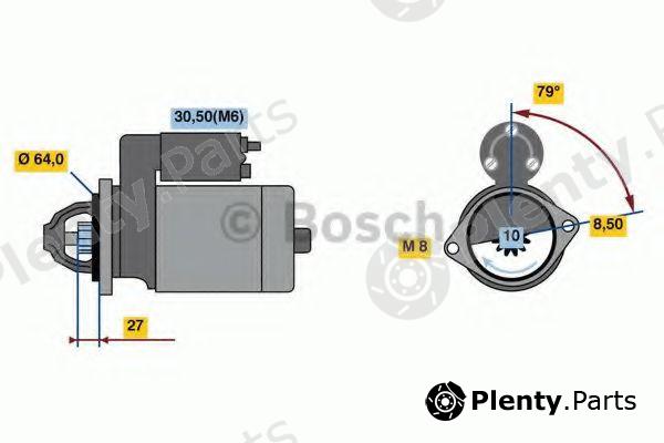  BOSCH part 0001138011 Starter