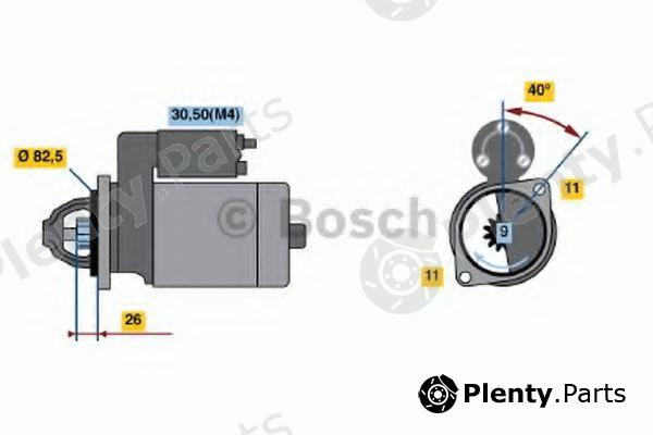  BOSCH part 0001223021 Starter