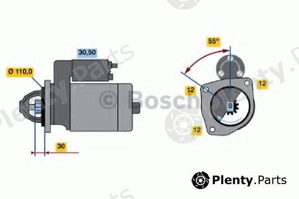  BOSCH part 0001223504 Starter