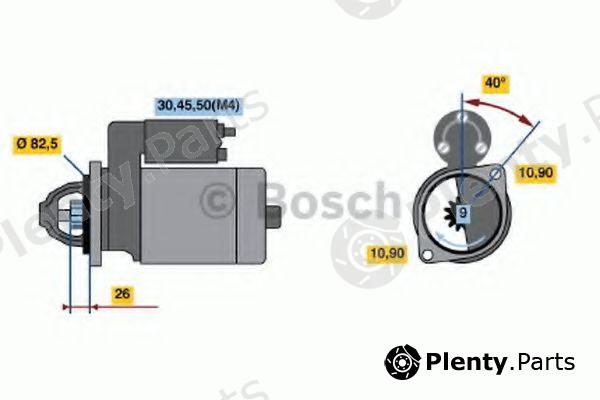  BOSCH part 0001231018 Starter