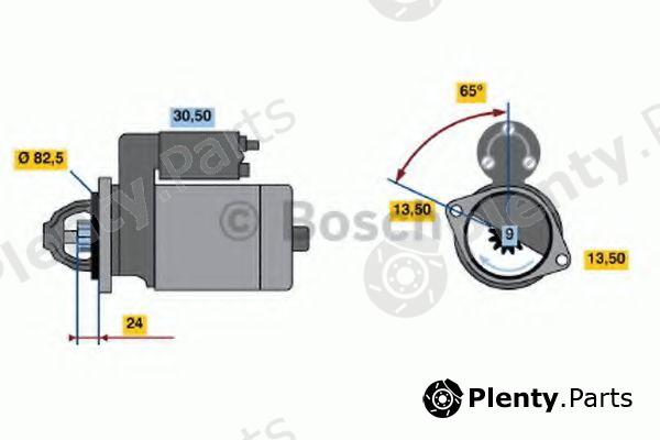  BOSCH part 0001362046 Starter