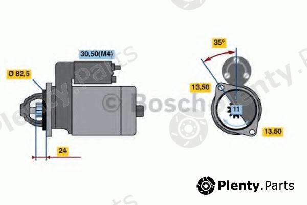  BOSCH part 0001362304 Starter