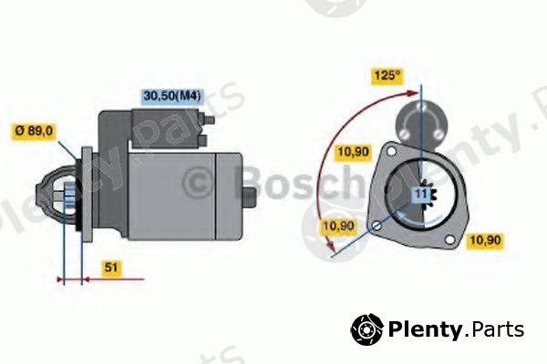  BOSCH part 0001364300 Starter