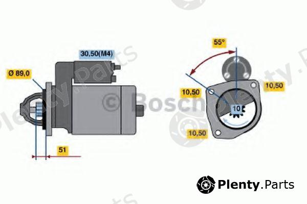  BOSCH part 0001367054 Starter
