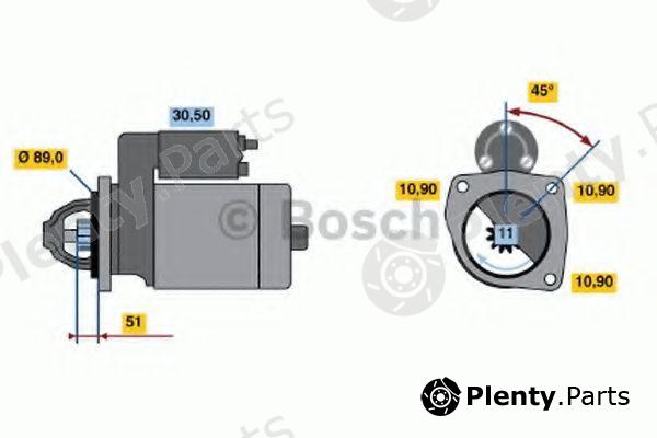  BOSCH part 0001368037 Starter