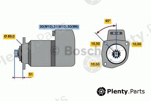  BOSCH part 0001416022 Starter
