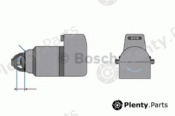  BOSCH part 0001601025 Starter