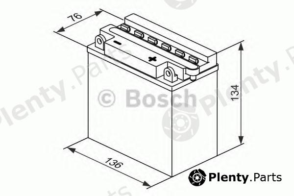  BOSCH part 0092M4F210 Starter Battery