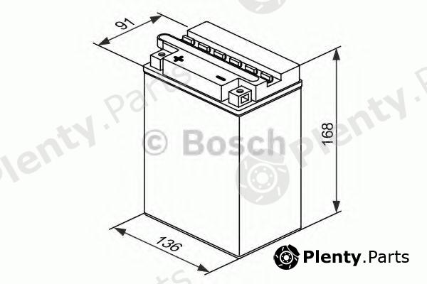  BOSCH part 0092M4F350 Starter Battery; Starter Battery