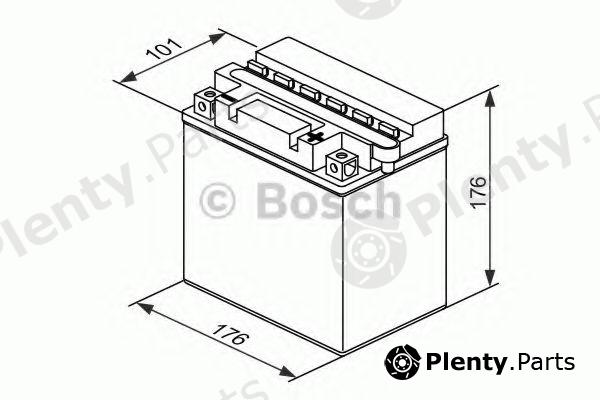  BOSCH part 0092M4F460 Starter Battery; Starter Battery