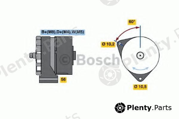  BOSCH part 0120468066 Alternator
