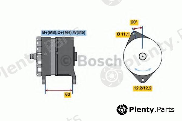  BOSCH part 0120469048 Alternator