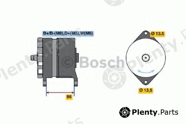  BOSCH part 0120689550 Alternator