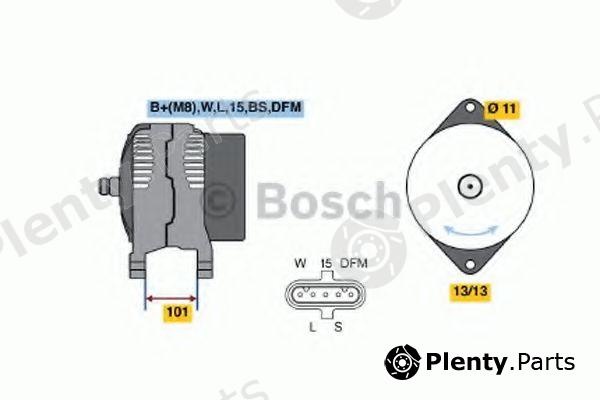  BOSCH part 0124555020 Alternator