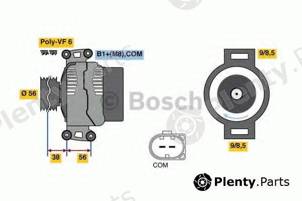  BOSCH part 0125711044 Alternator