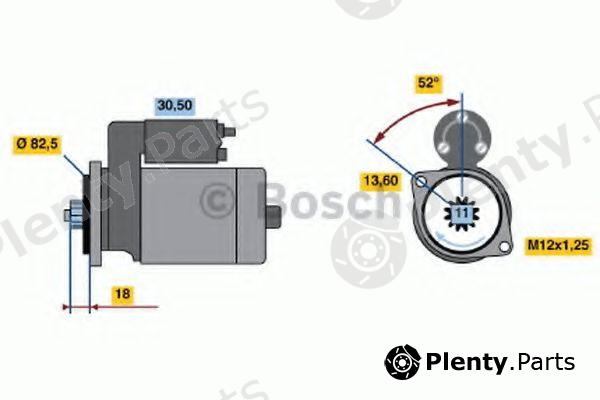 BOSCH part 0986015331 Starter