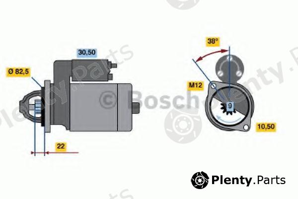  BOSCH part 0986016280 Starter