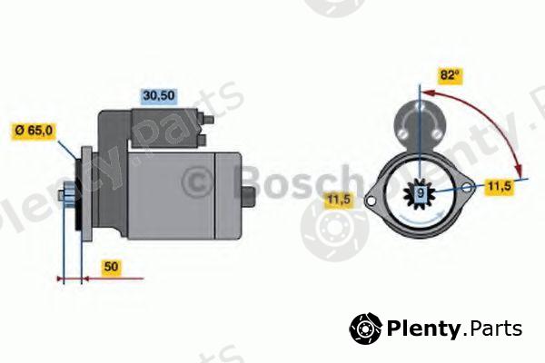  BOSCH part 0986016431 Starter