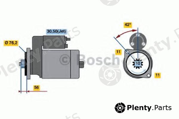  BOSCH part 0986016980 Starter