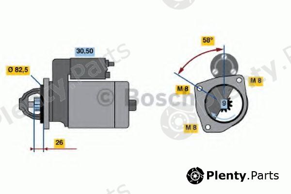  BOSCH part 0986017020 Starter