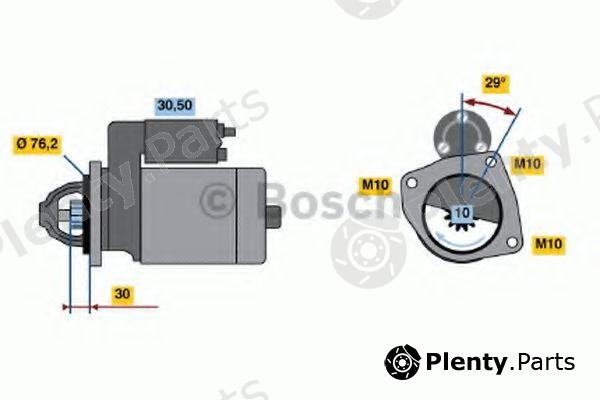  BOSCH part 0986017060 Starter
