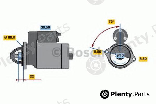  BOSCH part 0986017120 Starter