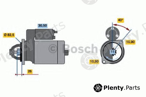  BOSCH part 0986017430 Starter