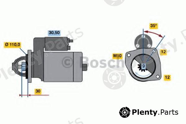  BOSCH part 0986017490 Starter