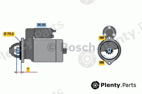  BOSCH part 0986017571 Starter