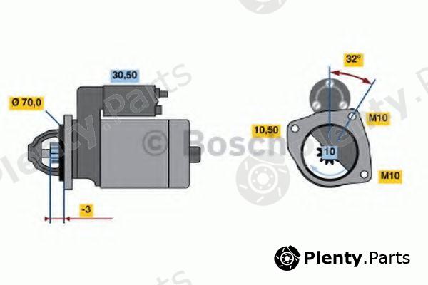  BOSCH part 0986018611 Starter