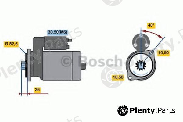  BOSCH part 0986019820 Starter