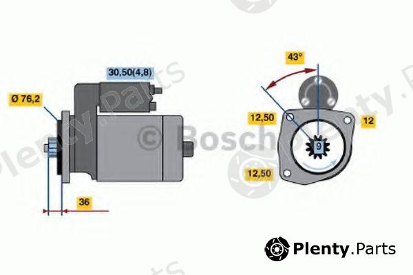  BOSCH part 0986019890 Starter