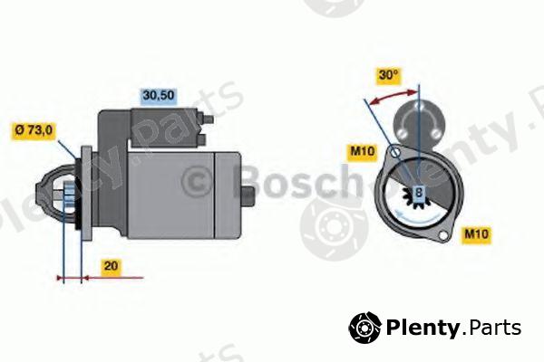  BOSCH part 0986020041 Starter