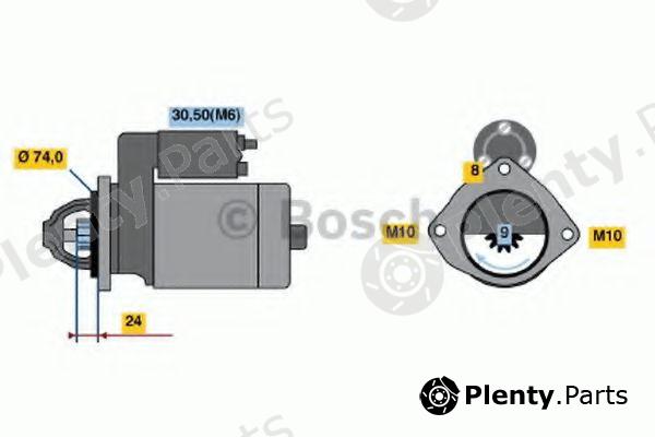  BOSCH part 0986021230 Starter